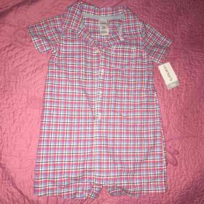 Baby boy one-piece romper