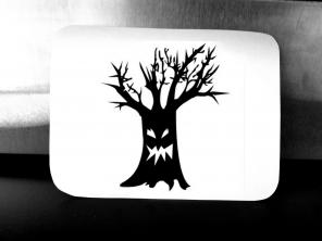 Halloween tree decal