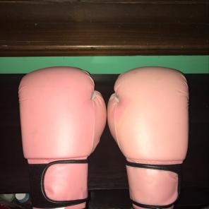Women's Pink Boxing Gloves