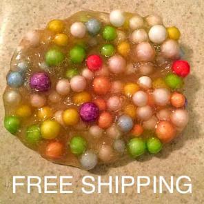Clear Floam slime free shipping