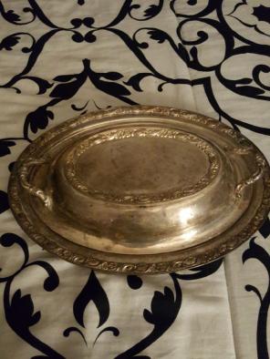 Vintage Silver Plated Covered Casserole