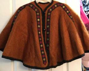 Vintage Shoulder Pancho