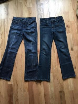 2 Pairs Of 28 Jeans 7 For All Mankind