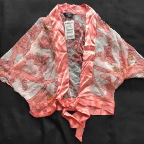 Bebe silk sheer kimono NWT org $70