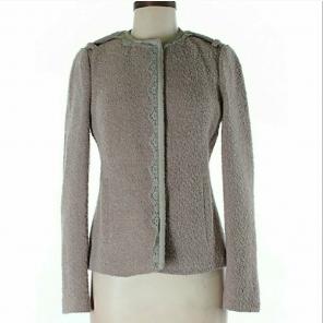 Banana Republic pink wool lace blazer 4