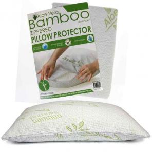 2 ALOE VERA BAMBOO PILLOW PROTECTOR