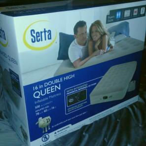Brand New! Serta Queen Air Mattress/Bed