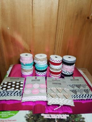 12 piece ribbon set with accent trim
