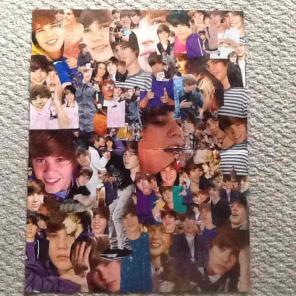 Justin Bieber big collage