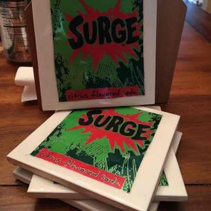 "Your favorite Soda" Coasters
