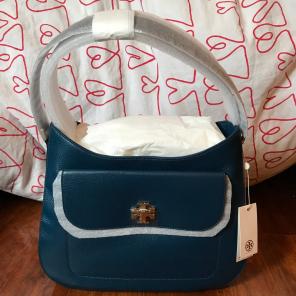 TORY BURCH MERCER SLOUCHY HOBO BAG