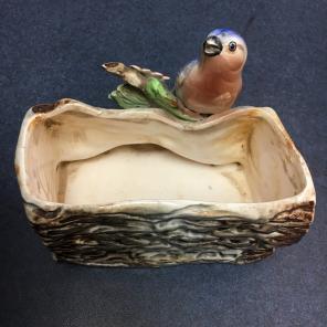 Napco Bluebird Tree Trunk Planter