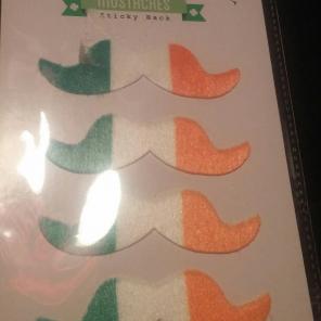 St Paddy's day moustaches