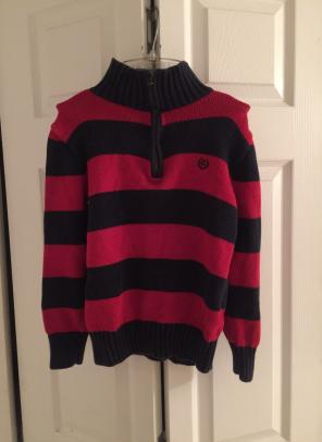 Boys Chaps Zip Sweater