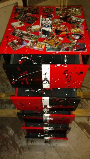 Hand Painted Harley Quinn Dresser