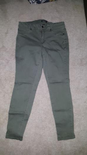 Olive/military green skinny pants Sz 14w
