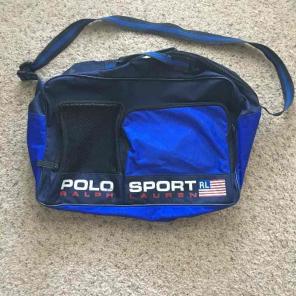 Vintage Polo Sport Gym Duffle Bag