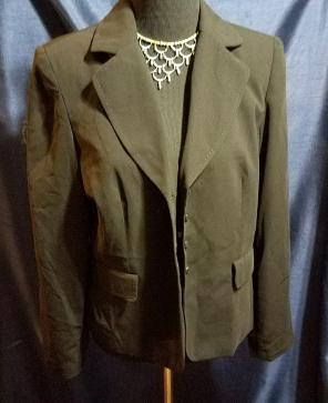2 Piece Black Pant Suit