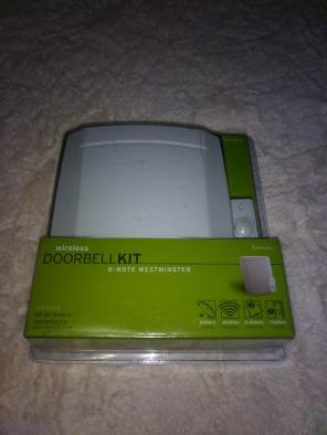 Wireless Doorbell Kit 8-Note Westminster