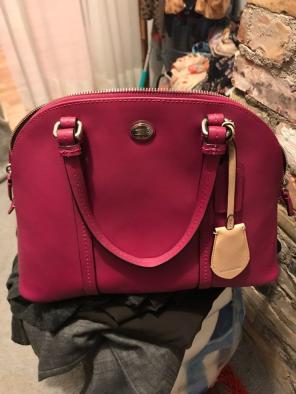 Gentle Used Pink/fuchsia Coach Purse