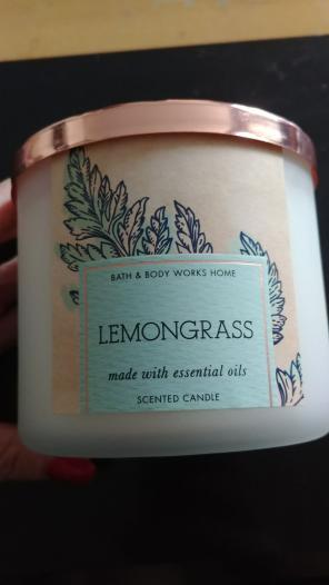 Lemongrass & pumpkin candles