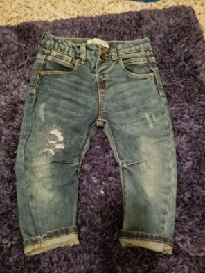ZARA boy distressed jeans
