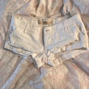 White Hollister Jean Shorts
