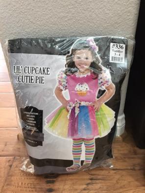 Cupcake Dress Up Halloween Costume 3-4