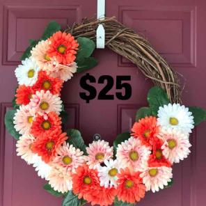 Daisy wreath