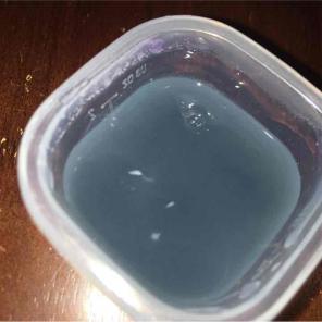 Light blue jiggly slime