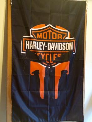Harley Davidson Punisher Banner
