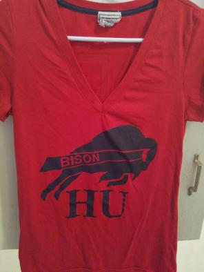 pink women's shirt