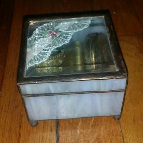ONHOLDStained Glass Box & Ritz Can Full