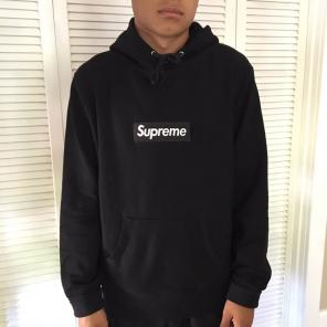 Supreme Black Hoodie BEST QUALITY