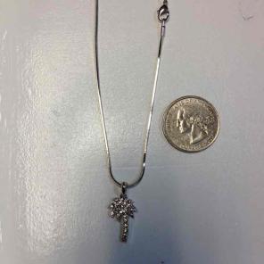 Palm tree necklace