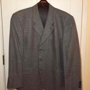 Men's 48R Wool and Silk Blazer