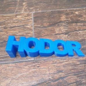 3D Printed HODOR - Blue (sale!)