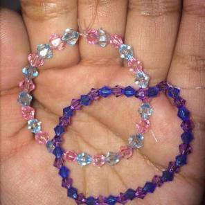 2 handmade bracelets