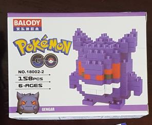 Gengar Pokemon GO Mini Puzzle Blocks