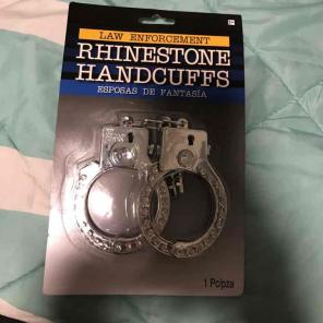 Rhinestone handcuffs