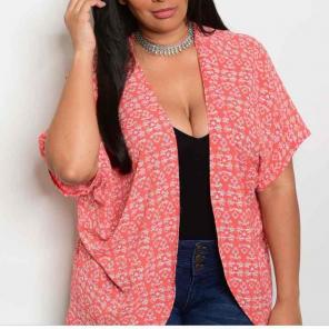 Red and white plus kimonos