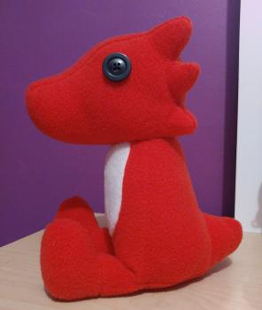 Homestuck Red Scalemate Plush