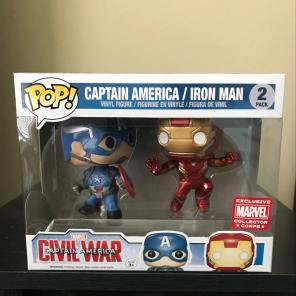 Funko Pop 2pk Captain America & Iron Man