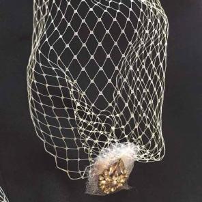 Rhinestone Fascinator Wedding Veil