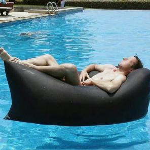 Inflatable Black Air Sofa