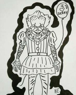 Pennywise Loves Derry (Original Art)