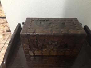 Antique Wood Jewelry Box