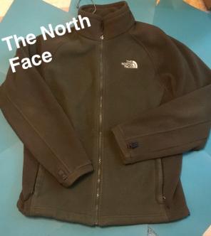 Men's Olive Green North Face Fleece