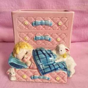 Vintage Baby Sleepytime Planter
