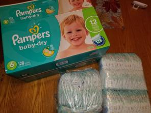 86 Pampers Baby Dry size 6